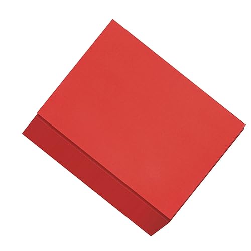 STOBOK 50 Stück Origami verdickte Pappe farbiger Karton Mehrzweckkarton handgefertigter Karton kinder bastelset basteln für kinder craft paper handgefertigte Pappe DIY liefert Papier rot von STOBOK