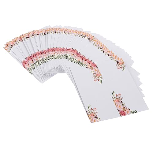 STOBOK 50 Stück Tischkarte Zur Hochzeit Nummer Des Hochzeitstisches Sitzplatzkarten Für Die Hochzeit Tischkarten Für Die Tischdekoration Namenskarten Für Den Hochzeitstisch Papier von STOBOK