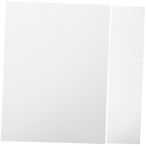 STOBOK 50 Stück kreativpapier bastel materialien Bastelpapier Papierhandwerk white cards Kartenbausätze für Erwachsene Karton weiß malpapier selber machen Origami-Kartenpapier Papierstau von STOBOK