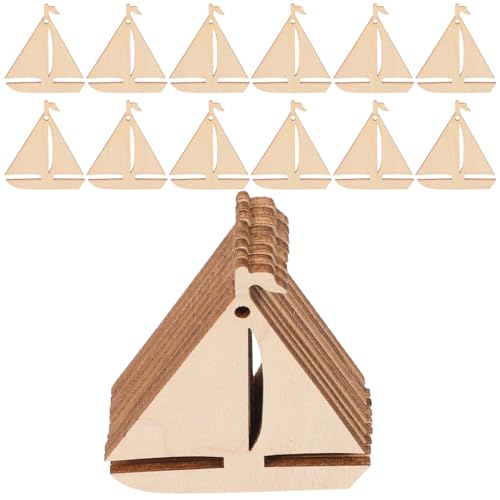 STOBOK 50 Stück unlackierte Holz-Segelboot-Ausschnitte, nautisches Holz, DIY, Basteln, Ausschnitte, blanko, Segelboot-Form, Ornamente, Geschenkanhänger für DIY-Projekte, Segeln, Party-Dekoration STOBOK 50 Stück unlackierte Holz-Segelboot-Ausschnitte, nautisches Holz, DIY, Basteln, Ausschnitte, blanko, Segelboot-Form, Ornamente, Geschenkanhänger für DIY-Projekte, Segeln, Party-Dekoration von STOBOK