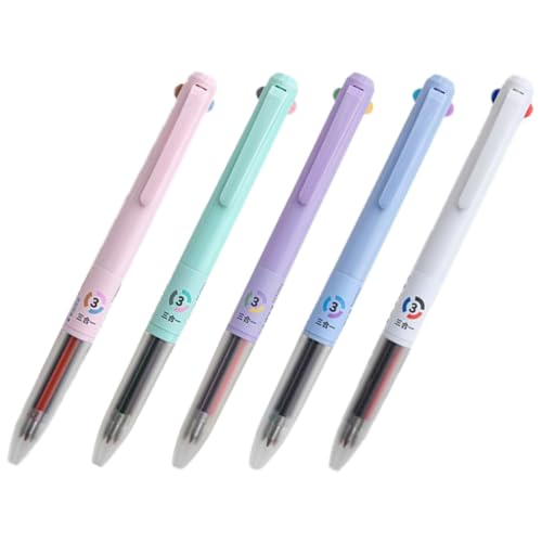 STOBOK Niedlicher Kugelschreiber 5-teiliges Kugelschreiber-set Schreibstift für Schüler Kugelschreiber Kawaii-zeichenstifte Tragbarer Schreibstift von STOBOK