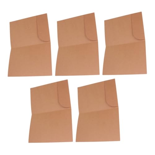 STOBOK 5St Mappe Papierordner Ablageordner büromaterial Dokumentenordner aktenordner Veranstalter Halter Planke Mailer erweiterbar Umschlag Dateien Organizer Buchbindung Kraftpapier Brown von STOBOK