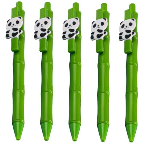 STOBOK 5St Panda-Stift schreibkladde kugelschreiber Stift für Schule Kinder Stift ballpoint pen Nachfüllungen für Tintenstifte Gelstift für die Schule Stift für Kinder Druckschreiber Abs von STOBOK