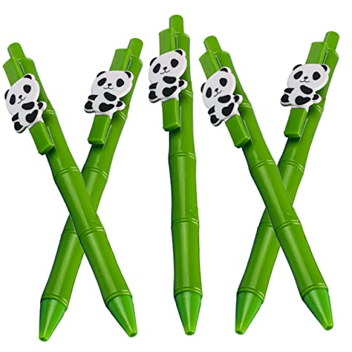 STOBOK 5St Panda-Stift schreibkladde kugelschreiber panda stift ballpoint pen Kinder Stift Druck-Gel-Stift flüssiger Gelstift Cartoon-Gelstift Studenten Gelstift Stift zum Schreiben Abs von STOBOK