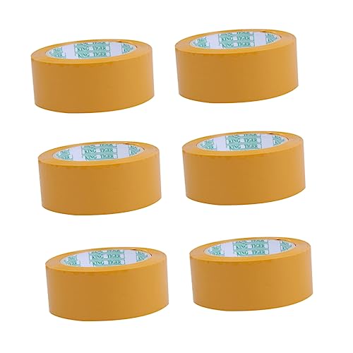 STOBOK 6 Rolle Verpackungs Band verpackungsmaterial packing tape BOPP-Klebeband packklebeband Verschlussklebeband Paket transparentes Packband weit klar Dichtungsband Verpackungsklebeband von STOBOK