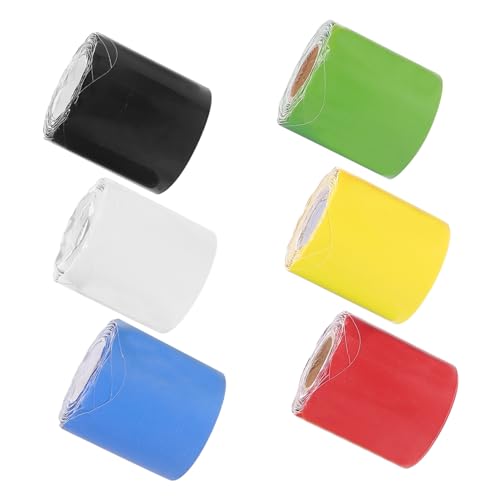 STOBOK 6 Rollen Grenz-Pinnwand Planke Wandtattoos Clips magnetische Kabelbinder LED party zubehör büro Kreative Gestaltung schule bordüre Pinnwand-Grenze Aufkleber für Tafel Papier von STOBOK