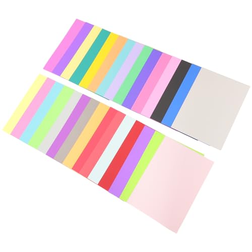 STOBOK 60 Blatt farbiger Karton flyerdisc kreativpapier kraftpapier bunt handystativ bastelmaterial Malerei Versorgung Karten Papiere DIY liefert bastelpapiere selber machen 230g Papier von STOBOK