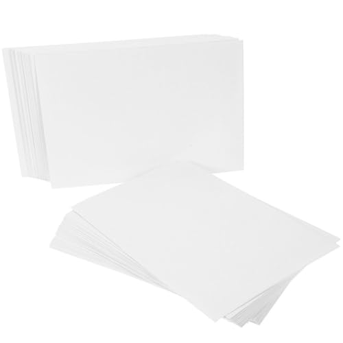 STOBOK 60St Einladungsumschlag dankeskarten kraftpapier versandumschläge postkarten umschläge briefumschläge danke karten umschläge selbstklebende Umschläge leere Karten Minikarten Weiß von STOBOK