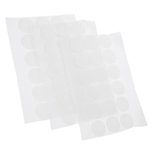 STOBOK 60St kreis aufkleber doppelseitiges Klebeband runden Plakatband double sided tape klebeband doppelseitig doppelseitiger Aufkleber runder Aufkleber Hochviskoser Kleber Transparent von STOBOK