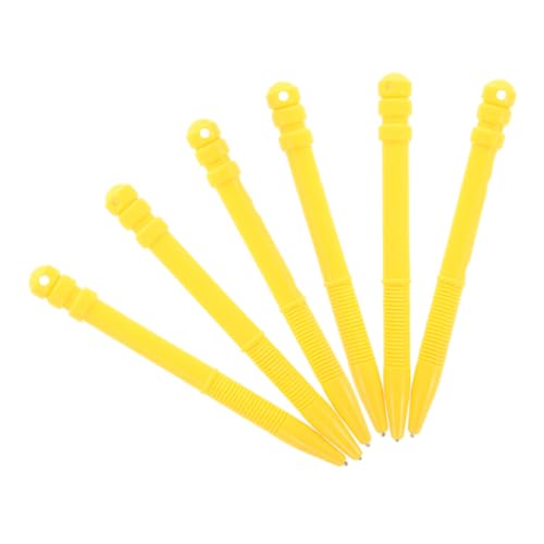 STOBOK 6st Magnetisches Zeichenbrett Magnetischer Bleistift Zeichentablett Stift Skizzenbrett-spielzeug Magnetstift-zeichenbrett Stiftzeichenwerkzeuge Magnettafelstift Yellow Plastik von STOBOK