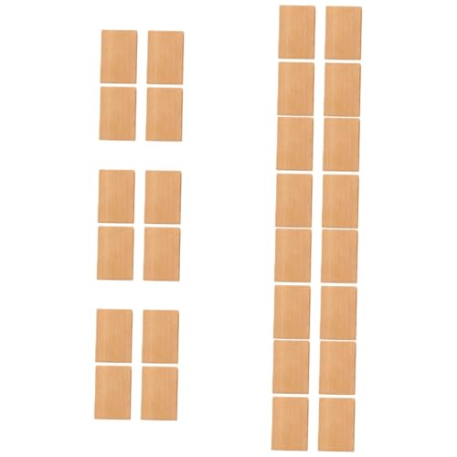 STOBOK 7 Sätze Geschnitztes Holzblockspielzeug Building Blocks for Naturholz Diy & Handwerk Kunsthandwerk Holzig Holzschnitzblöcke Würfel Selber Machen Chinesische Tanne 4 Stück * 7 von STOBOK