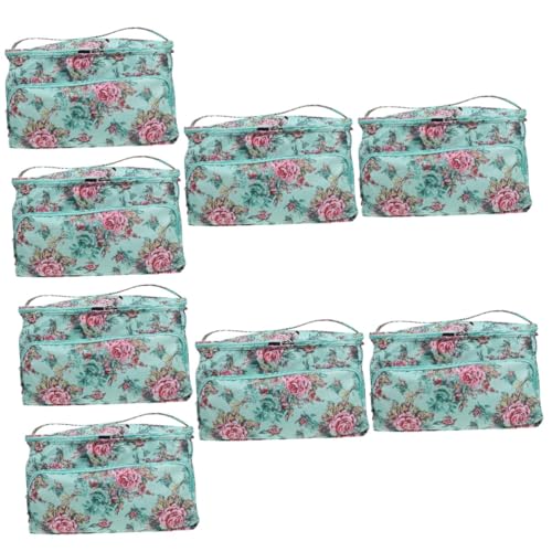 STOBOK 8 Stk Aufbewahrungsbeutel nähen Nähkoffer Stickerei Werkzeugtasche Einkaufstasche stricken quadratische Einkaufstasche Häkelgarn Make-up-Organizer-Tasche Behälter für Stickgarn von STOBOK