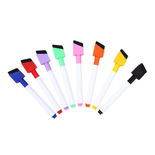 STOBOK 8 Stück Whiteboard Stifte Trocken Abwischbare Marker Für Klare Kalender Löschbare Marker Für Whiteboards Kleine Trocken Abwischbare Marker Löschbare Whiteboard Marker Feine von STOBOK