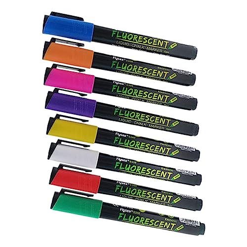 STOBOK 8St Flüssigkreidemarker löschbar Pastell Trocken abwischbare Stifte Whiteboard-Stifte Trockenlöschtafel schreibkladde erasable pen Kreidetafelmarker Marker für Fensterfarbe Plastik von STOBOK