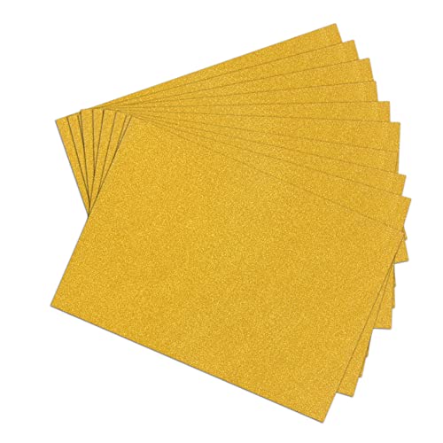 STOBOK A4 Glitzerpapier Gold Selbstklebend Funkelndes Bastelmaterial Für Scrapbooking Kartenherstellung Und Kreative DIY Projekte von STOBOK