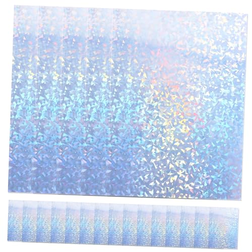 STOBOK Sticker Bedrucken A4 Holographische Aufkleber Druckpapier Selbstklebende Sticker Für Drucker Holografische Folie Für Und Kreative Projekte Druckerpapier von STOBOK