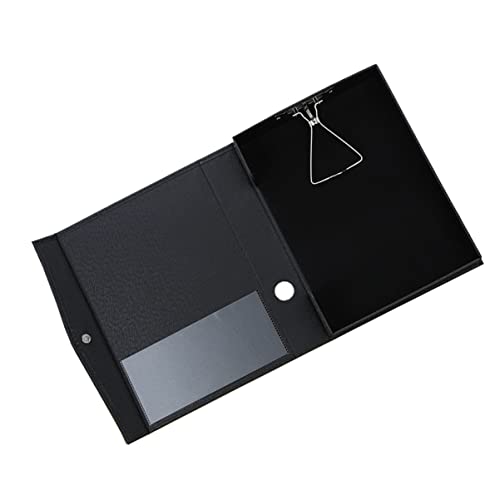 STOBOK A4 PU Dokumentenhalter Klemmbrett Schreibmappe Praktische Clipboard Box Für Büro Schule Und Zuhause von STOBOK