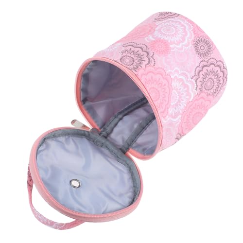 STOBOK Aufbewahrungstasche Aus Wolle Aufbewahrung Von Nähzubehör Aufbewahrungstasche Für Garn Garn-organizer Stricktasche Organisator Zur Aufbewahrung Von Garn Garnhalter Rosa Polyester von STOBOK