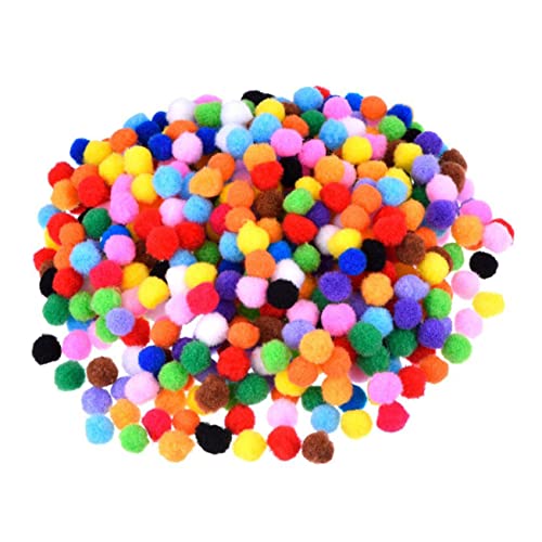 STOBOK Bunte Pompons Aus Flauschige DIY Bastelmaterialien Für Kreative Projekte Und Heimdekorationen Durchmesser Bis Mehrfarbig von STOBOK