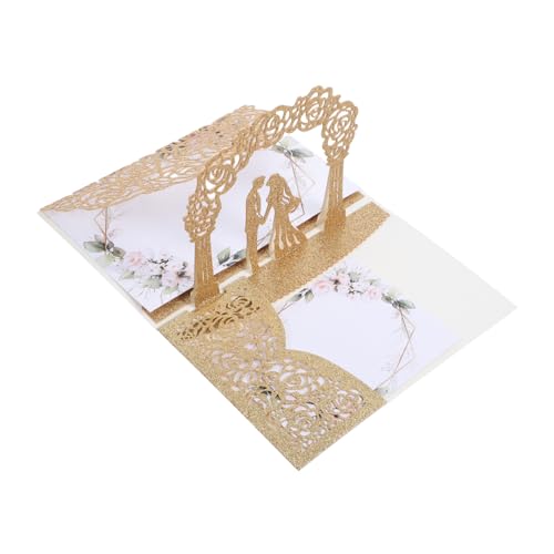 STOBOK Design Hochzeitseinladung Papier Baby Dusche Zu Hochzeit Party Einladung Kit Umschläge von STOBOK