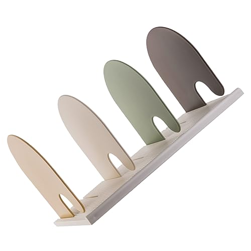 STOBOK Exquisite Buchstütze bookend buchstützen han karteikasten Office Desk Accessories buchstopper Verstellbarer Buchhalter Monitor praktische Buchstütze dekorativer Buchhalter Plastik von STOBOK