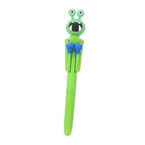 STOBOK Frosch-Boxstift Boxfederfrosch Stanzstifte lustiger Kugelschreiber Frosch-Gastgeschenke Cartoon-Schreibstift lustige Stifte Neuheit Schreibstift Schlagstift Boxstifte Plastik Green von STOBOK