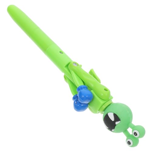 STOBOK Frosch-Boxstift Frosch-Schreibstift Frosch-Kugelschreiber Glatt schreibender Kugelschreiber lustiger Kugelschreiber neuartige Tierstifte Boxhandstift Schulstifte Plastik Green von STOBOK