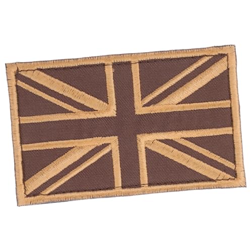 STOBOK Gestickte Aufnäher Mit Britischer Flagge Für Kleidung, Union Jack-aufnäher Für Jacken, Hüte Und Rucksäcke. Coole Und Lustige Stoffaufkleber Für Die Reparatur Von Kleidung von STOBOK