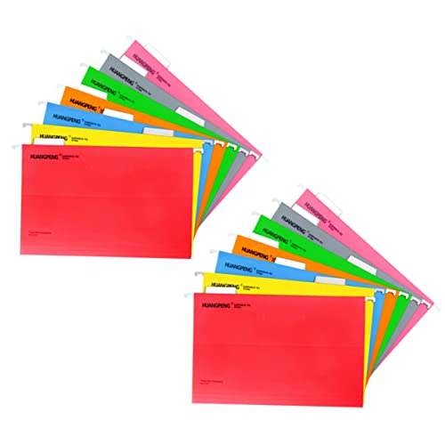 STOBOK Hängemappen A4 Ordner Set Bunte Aufbewahrung Für Dokumente Langlebige Rahmen Ideal Für Büro Und Schule Inklusive Orange Und Pink von STOBOK