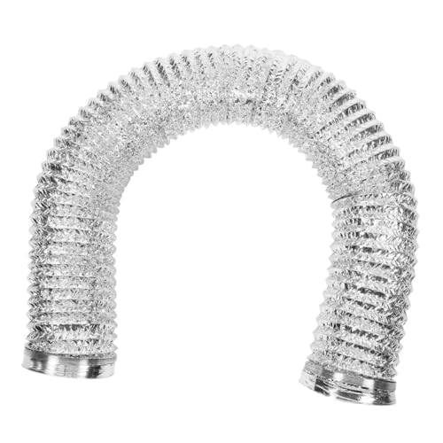 STOBOK Hochtemperatur -aluminiumfolie Luftkanal Kanalrohr Für Reichweite Kapuze Luftkanalschlauch Abluftschlauch Des Entlüftungskanals Flexibles Lüftungsrohr Folienkanalschlauch Silver STOBOK Hochtemperatur -aluminiumfolie Luftkanal Kanalrohr Für Reichweite Kapuze Luftkanalschlauch Abluftschlauch Des Entlüftungskanals Flexibles Lüftungsrohr Folienkanalschlauch Silver von STOBOK