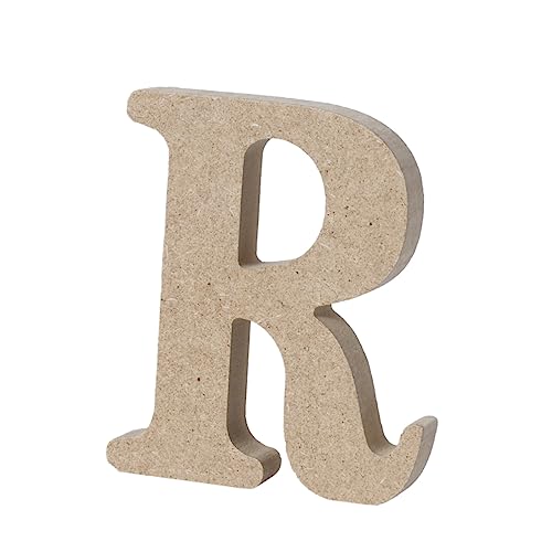 STOBOK Holz Alphabet Buchstaben Plakette Für Wanddeko Dekorative Buchstaben Aus Holz Für Zuhause Büro Hochzeit Und Partys Personalisiertes Zur Kreativen Gestaltung von STOBOK