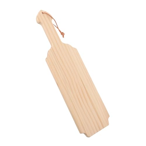 STOBOK Holzpaddel holzspielzeug holzspielsachen holzboot Holzdekor holzschiff Malpaddel Hängendes Ornament aus Holz bequemes Paddel praktisches paddeldekor unfertiges paddel für DIY Beige von STOBOK