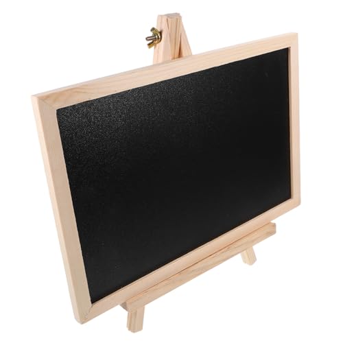 STOBOK Kalligraphie-zeichenbrett Löschbare Tafel Kreidetafel Schild Tafelschild Kleine Löschtafel Message Board Schwarze Tafel, Kreidetafel Schilder Für Tischtafeln Hölzern Black von STOBOK