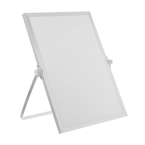 STOBOK Kleines Trocken Abwischbares Whiteboard Für Den Desktop Tragbares Whiteboard Staffelei Magnetisches Whiteboard Mit Ständer Trocken Abwischbares Whiteboard Für Das Heimbüro von STOBOK