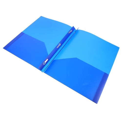 STOBOK Mappe Dokumentenhalter Taschenordner Erweiterbarer Datei-Organizer Aktenordner aus Papier Dokumentenorganisator Blauer Dokumentenordner Büroorganisator Schulbedarf Büroordner Blue von STOBOK