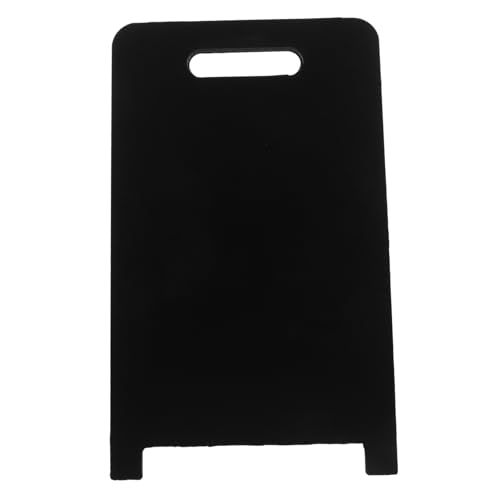 STOBOK Mini-Tafeln write board hochzeitstischdeko Kreidetafel tavlit Tischdekoration Desktop-Staffelei Tafel Massagetafel Tafelschild Holztafel Preisschild Tafel Bambus Black von STOBOK