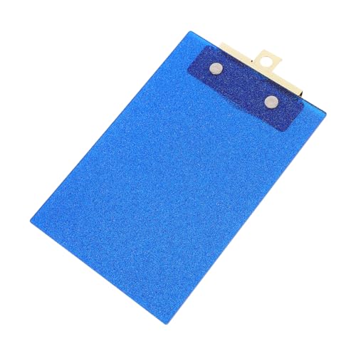 STOBOK Ordner Wordpad Frauen Papier Low-profile-zwischenablage Clips Klemmbrett Zwischenablageordner Pflegezubehör Für Die Arbeit Klemmbretter Mit Aufbewahrung Büro Acryl Blue von STOBOK