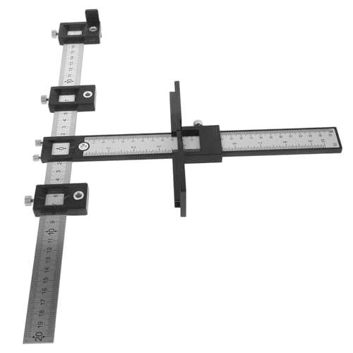 STOBOK Punch Locator Ruler für Holzarbeiten Präzises Bohrschablonen Tool zur Montage von Möbelgriffen Verstellbarer Positionierer für Gleichmäßige Ergebnisse Beim Bohren für Schrank und STOBOK Punch Locator Ruler für Holzarbeiten Präzises Bohrschablonen Tool zur Montage von Möbelgriffen Verstellbarer Positionierer für Gleichmäßige Ergebnisse Beim Bohren für Schrank und von STOBOK