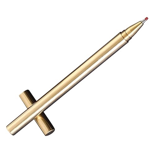 STOBOK Retro Literarischer Gelstift Farbstift Papier Ästhetische Stifte Großer Schreibstift Punkt Handschriftliche Stifte Süßes Stationäres Massenstifte Kugelschreiber Tinte Golden Kupfer von STOBOK