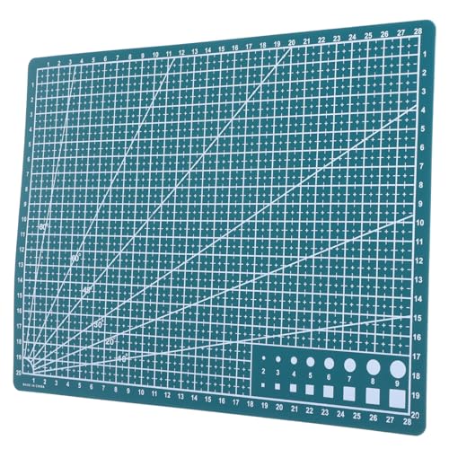 STOBOK Rücken schneiden Doppelseitige Schneidematte Rutschfeste Schneidematte DIY Bastel Schneidematte Hobby Schneidematte doppelseitige Schneidunterlagen Schneidematten zum Nähen Green von STOBOK