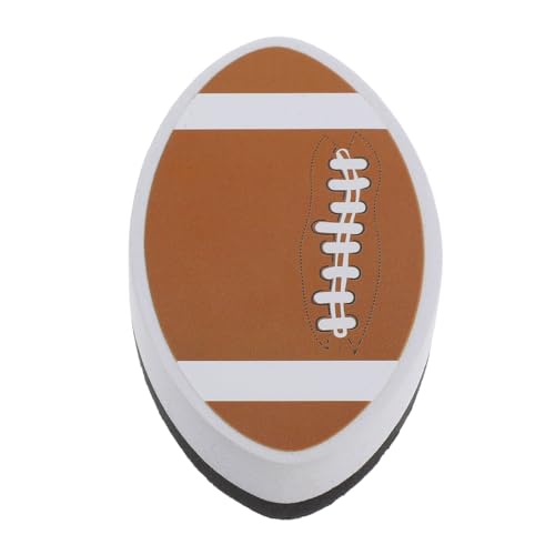 STOBOK Rugby-radiergummi Wischtücher Für Weiße Tafeln Mini-whiteboard-radierer Trockenlöscher Für Whiteboards Kleiner, Trocken Abwischbarer Radiergummi Mini-radierer Brown Magnet von STOBOK