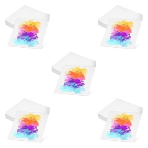 STOBOK Sätze Aquarellpapier Kartonpapier Malpapier Für Kinder Zeichenpapier Leere Aquarellkarten Wasserzeichnungskarte Papier Für Die Aquarellmalerei von STOBOK