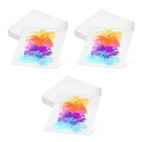 STOBOK Sätze Aquarellpapier Leere Aquarellkarten Zeichenpapier Papier Zum Malen Von Kindern Kartonpapier Malpapier Für Kinder Papier Für Die Aquarellmalerei von STOBOK