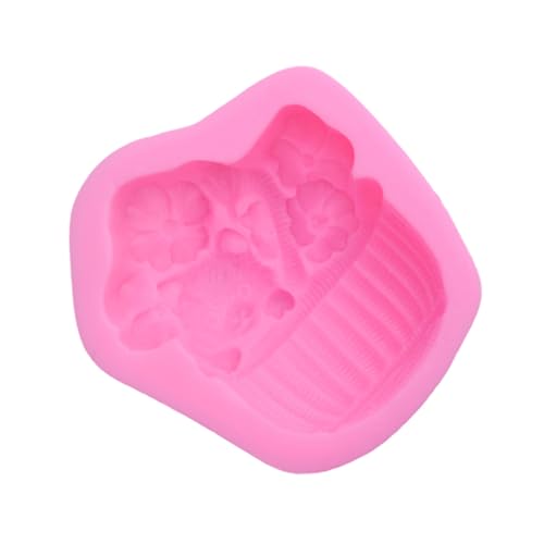 STOBOK Silikonform schokoladenform chocolate mold silikonmuffinformen baking form Fondantformen tierische Seifenformen tierische backform Kuchenform Fondantform aus Silikon Kieselgel Rosa von STOBOK