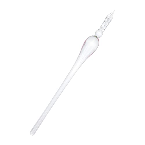 STOBOK Stift Kugelschreiber Pinselstifte Tintenstifte zum Zeichnen Zappelstift Dip-Pen-Tinte schreibutensilien kaligraphiestift Glaskunst Dip-Stift Kalligraphie-Glasstift Rosa von STOBOK