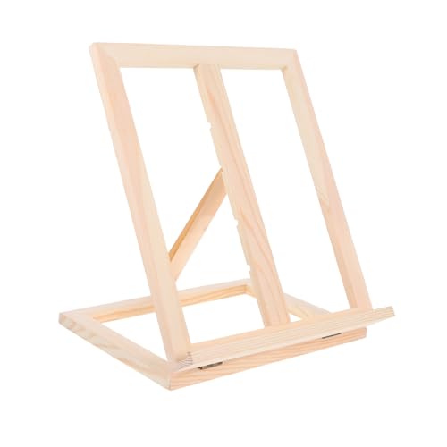 STOBOK Student Leeristin Tabletruhe Tisch-Malstaffelei Lehrbuchhalter Tischkunst-Staffelei Tabletop -Anzeigeständer Tisch Bücherregal Bücherregal-Organizer Holz Khaki STOBOK Student Leeristin Tabletruhe Tisch-Malstaffelei Lehrbuchhalter Tischkunst-Staffelei Tabletop -Anzeigeständer Tisch Bücherregal Bücherregal-Organizer Holz Khaki von STOBOK