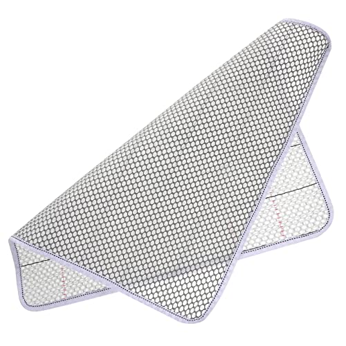 STOBOK Teppich besticktes Netz kleiner Stickrahmen Mesh- Stickerei Mesh runder Teppich Nähen Stoff cross stitch fabric textilien Bodenmatte Häkelmaschen Gobelin DIY Mesh Polyester von STOBOK