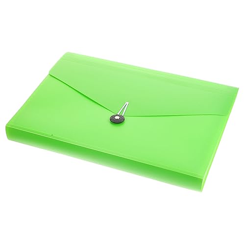 STOBOK Test Papier Clip Orgel Tasche Schubladen-organizer Aktentasche Dateiordner Dokumentieren Organisieren Rechnungsorganisator Schreibtisch-organizer Abs Büro Multi Geldordner Pp Green von STOBOK