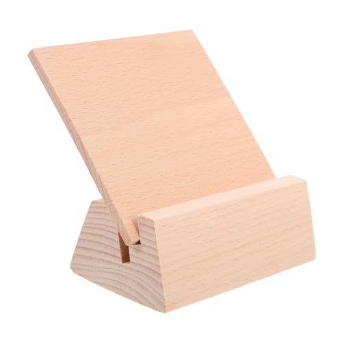 STOBOK Holz Kalender 10cm Karte Display Stand Leichte Tragbare von STOBOK