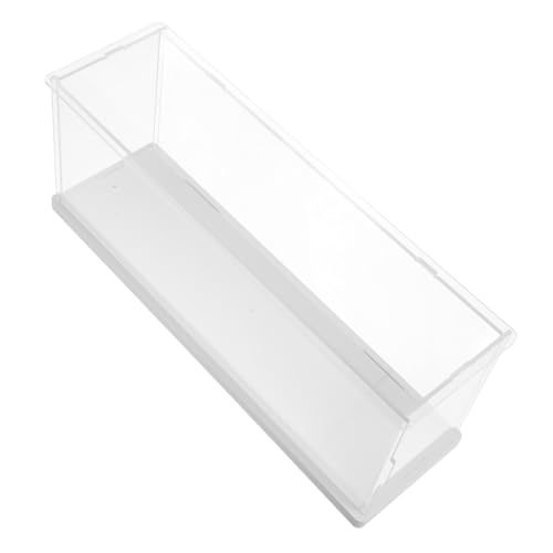 STOBOK Vitrine Staffelei Stehen Mit Deckel Regalteiler Riser Anzeigen Halter Actionfigurenständer Steht Plattenspieler-anzeige Miniatur Karte Fall Ort P.s Transparent von STOBOK